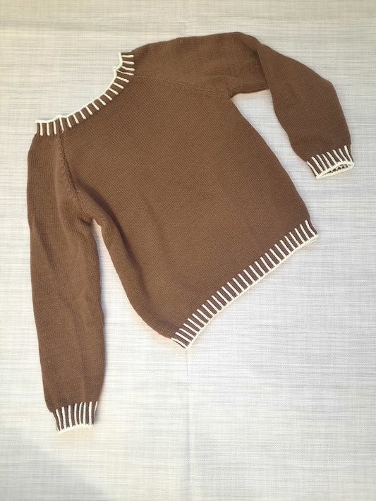 Maglioncino Profilo marroncino