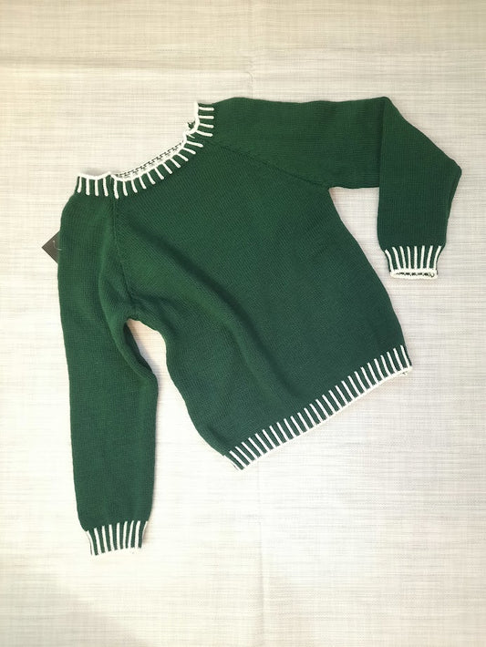 Maglioncino Profilo verde