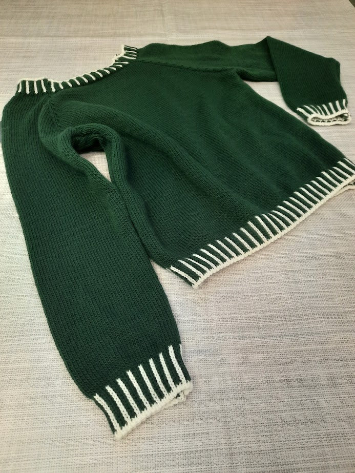Maglioncino Profilo verde