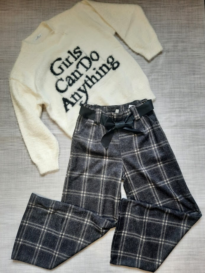 Pantalone Scozia Grigio/Blu
