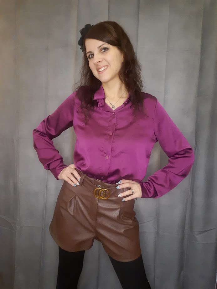Camicia Basic Bordeaux