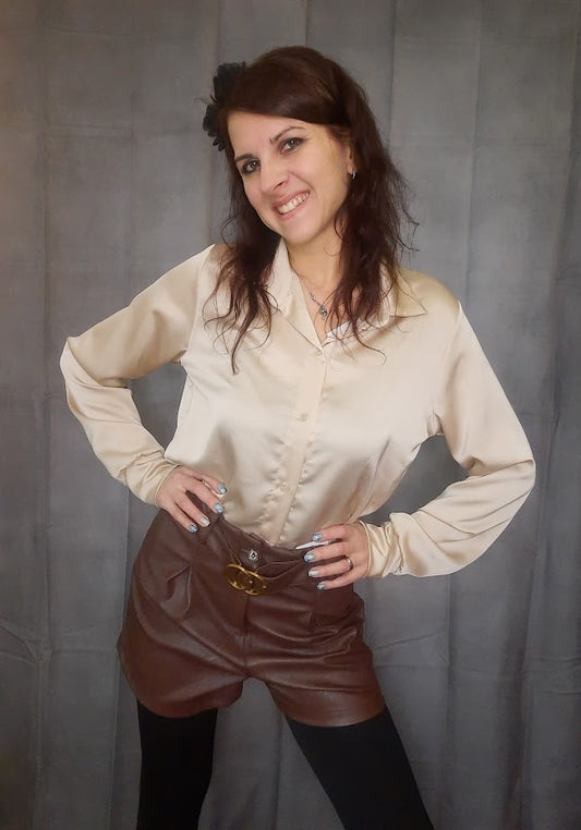 Camicia Basic Beige