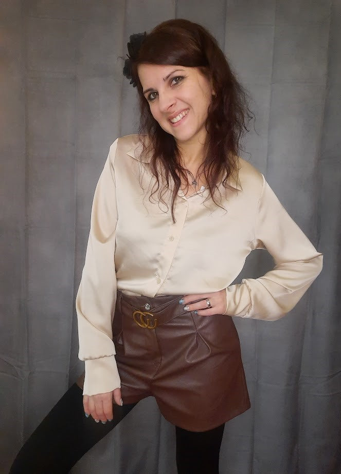 Camicia Basic Beige