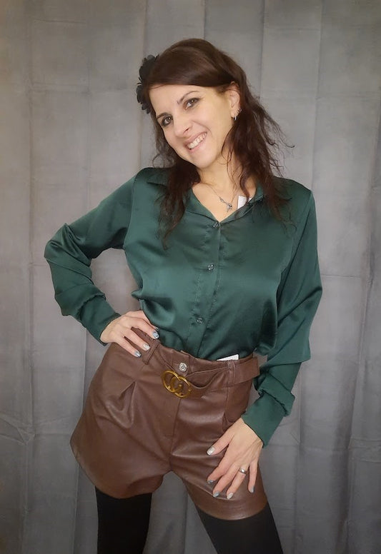 Camicia Basic Verde