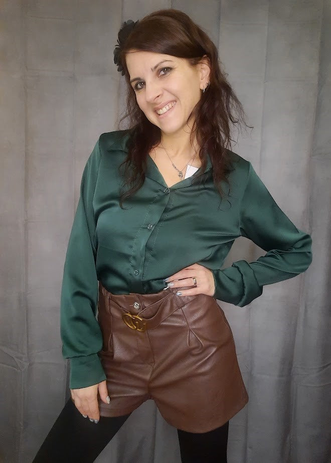 Camicia Basic Verde