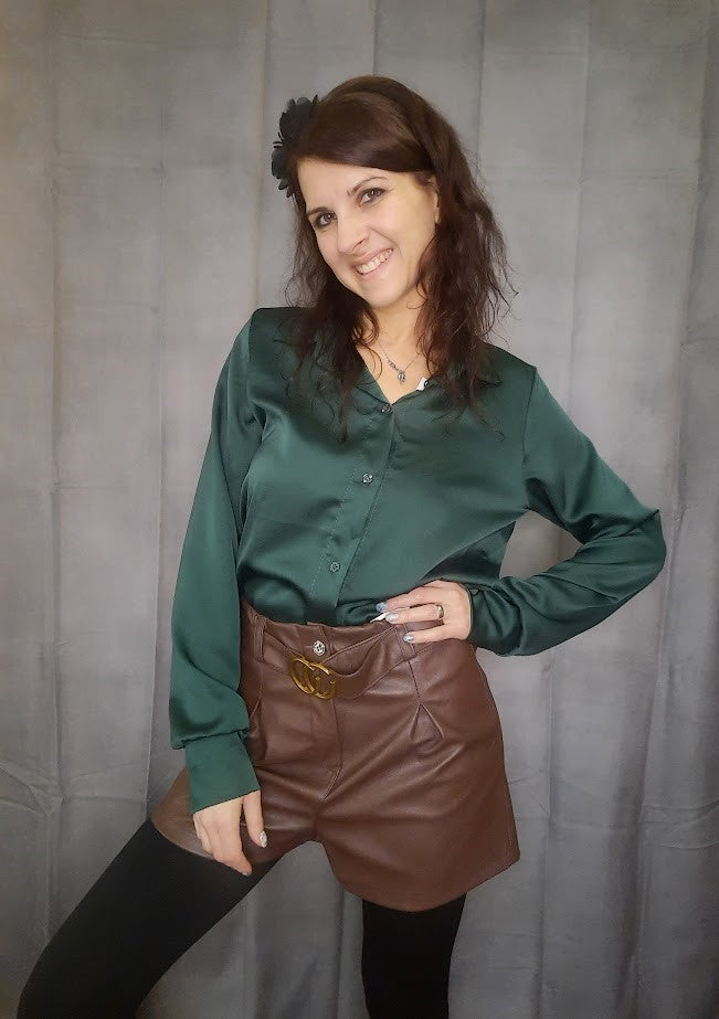 Camicia Basic Verde