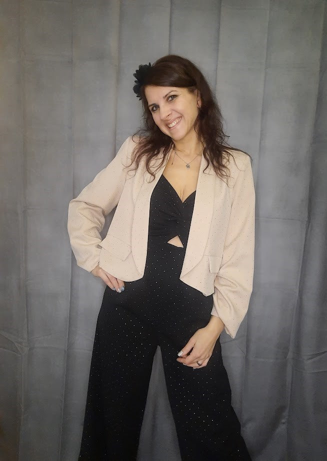 Giacca Scintillio Beige