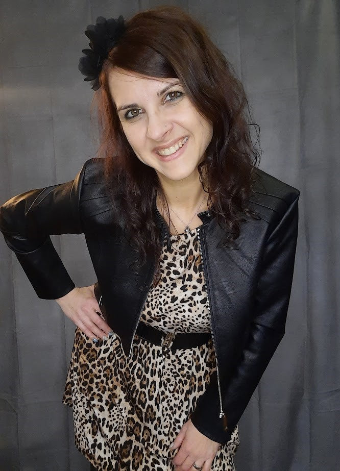 Giubbino Ecopelle Nero