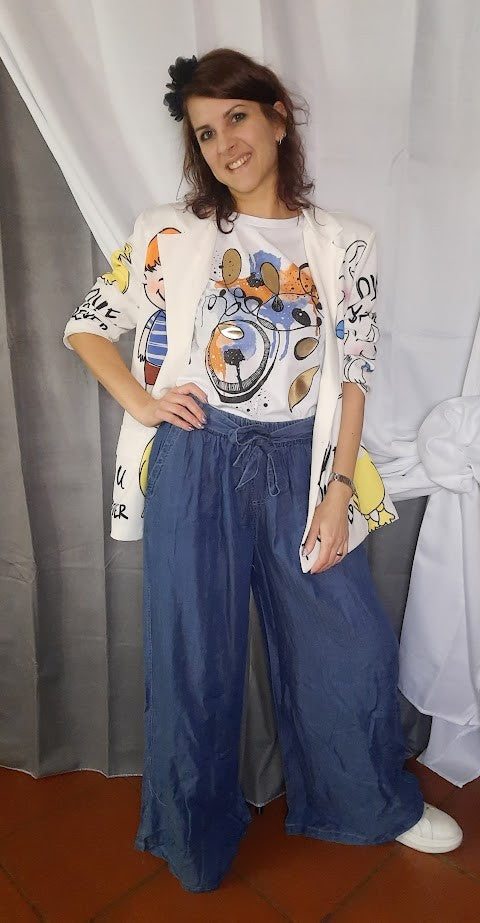 Pantaloni Noemi Scuro