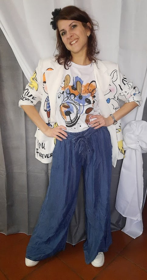 Pantaloni Noemi Scuro