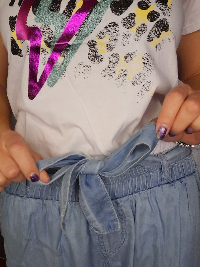 Pantaloni Noemi Chiaro