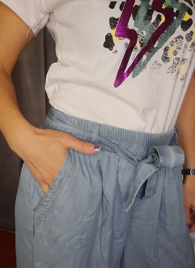 Pantaloni Noemi Chiaro