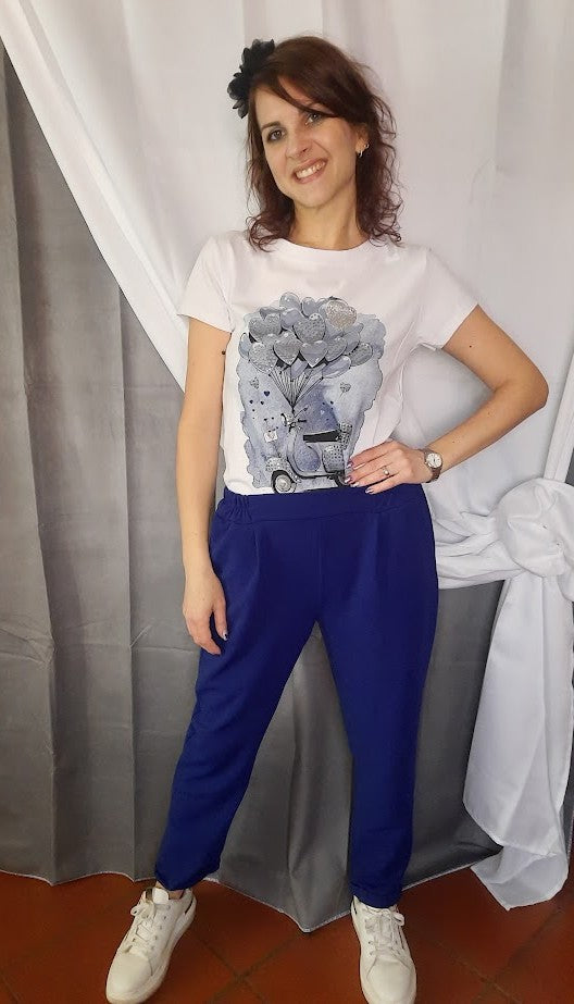 Pantalone Blu Elettrico
