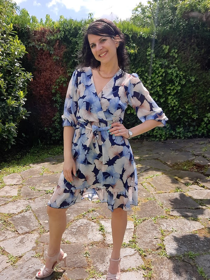 Abito Spring Corto Blu