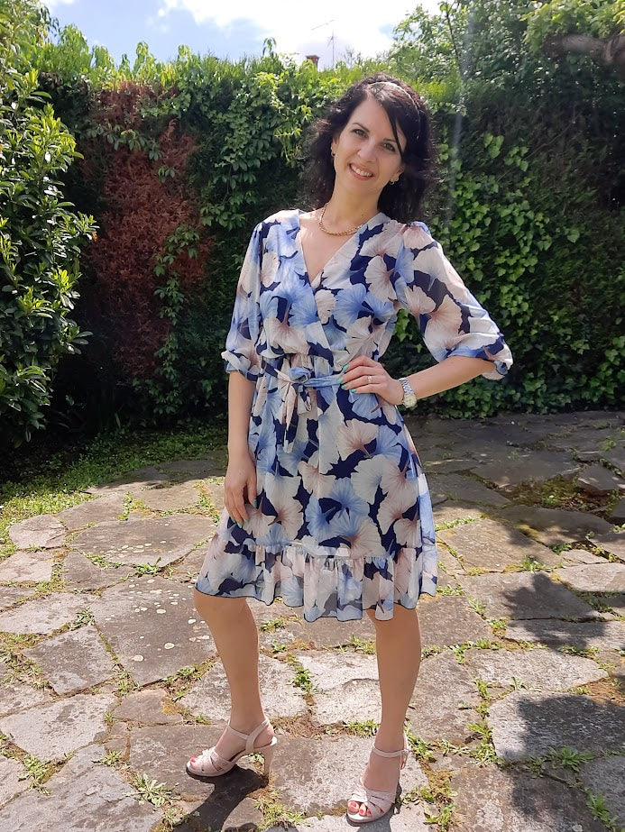 Abito Spring Corto Blu