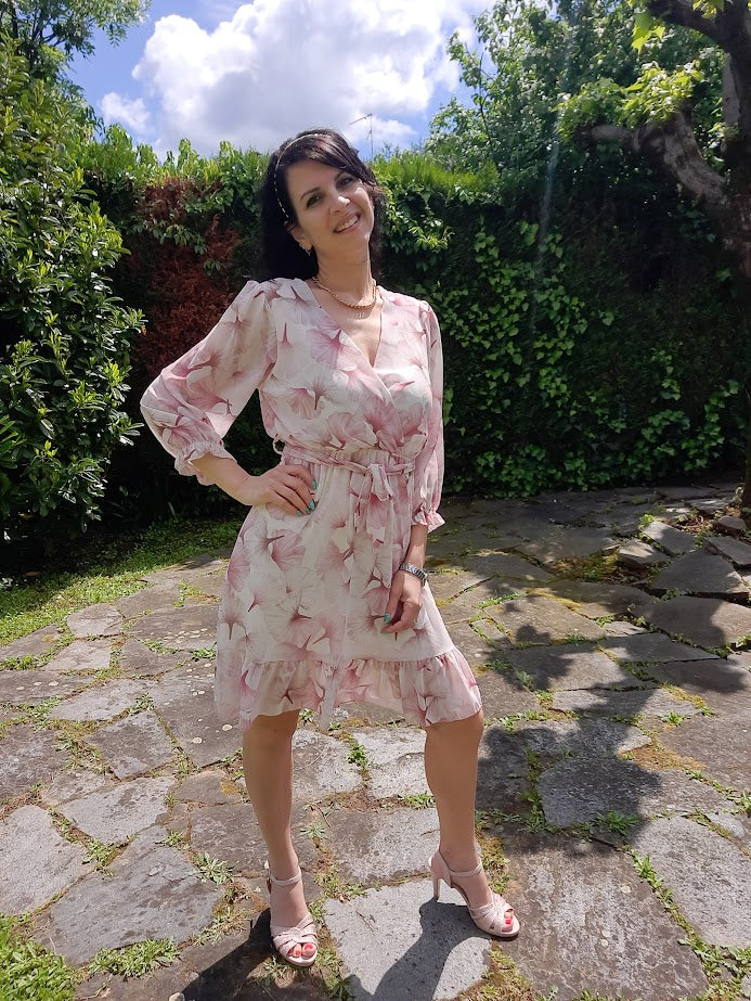 Abito Spring Corto Rosa