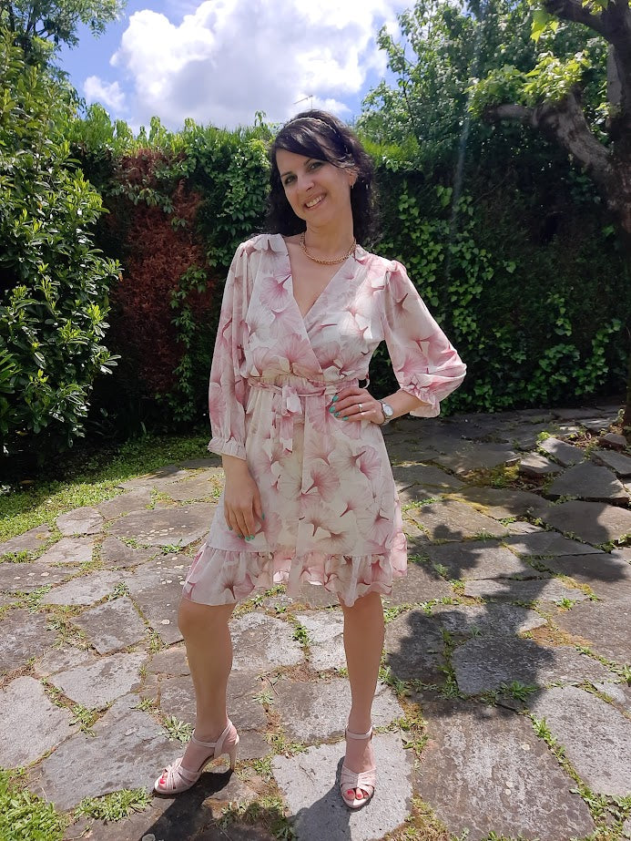 Abito Spring Corto Rosa