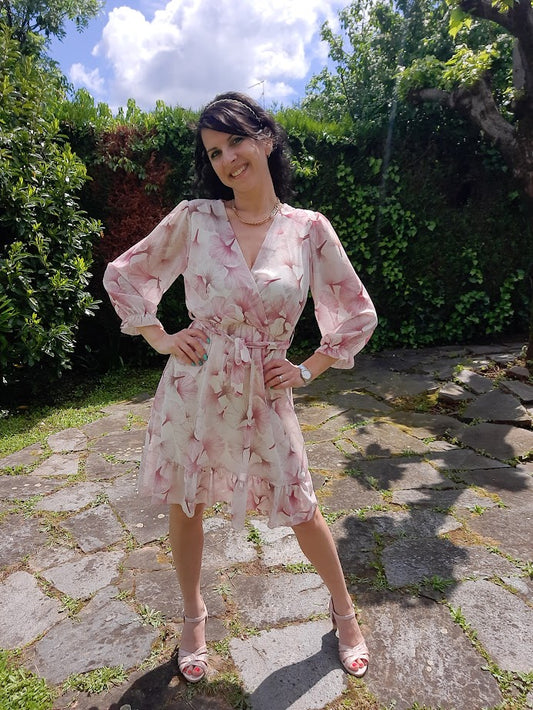 Abito Spring Corto Rosa