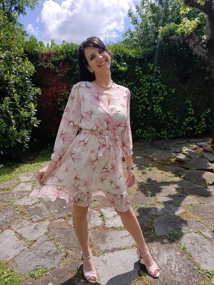 Abito Spring Corto Rosa