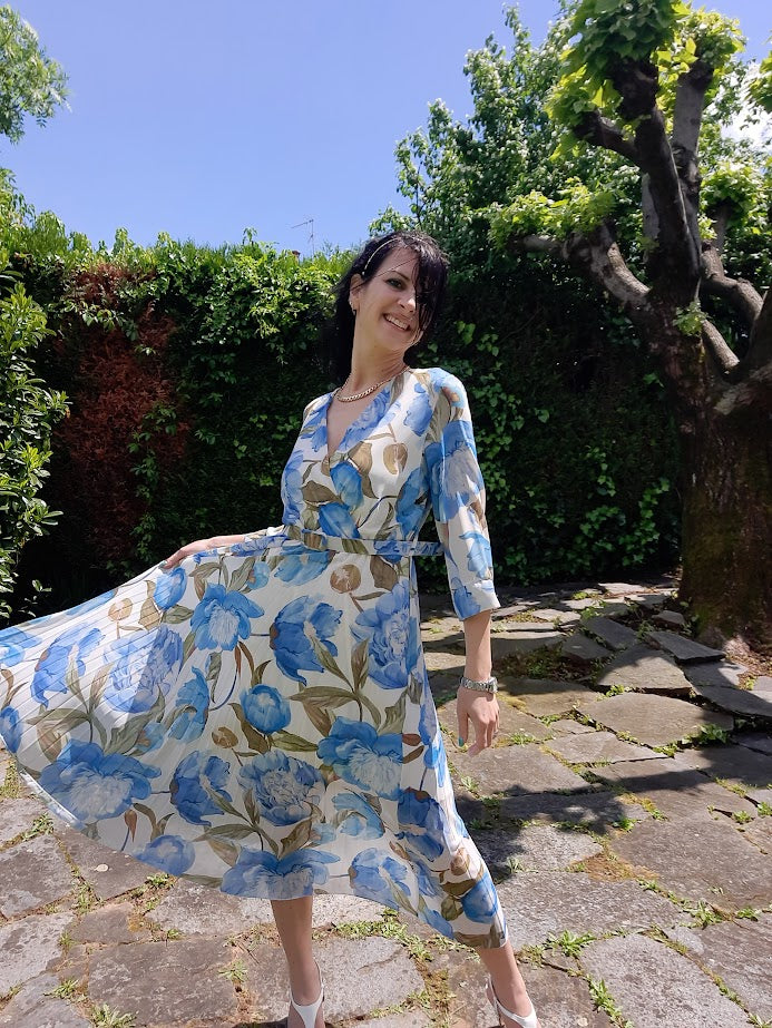 Abito Garden Azzurro