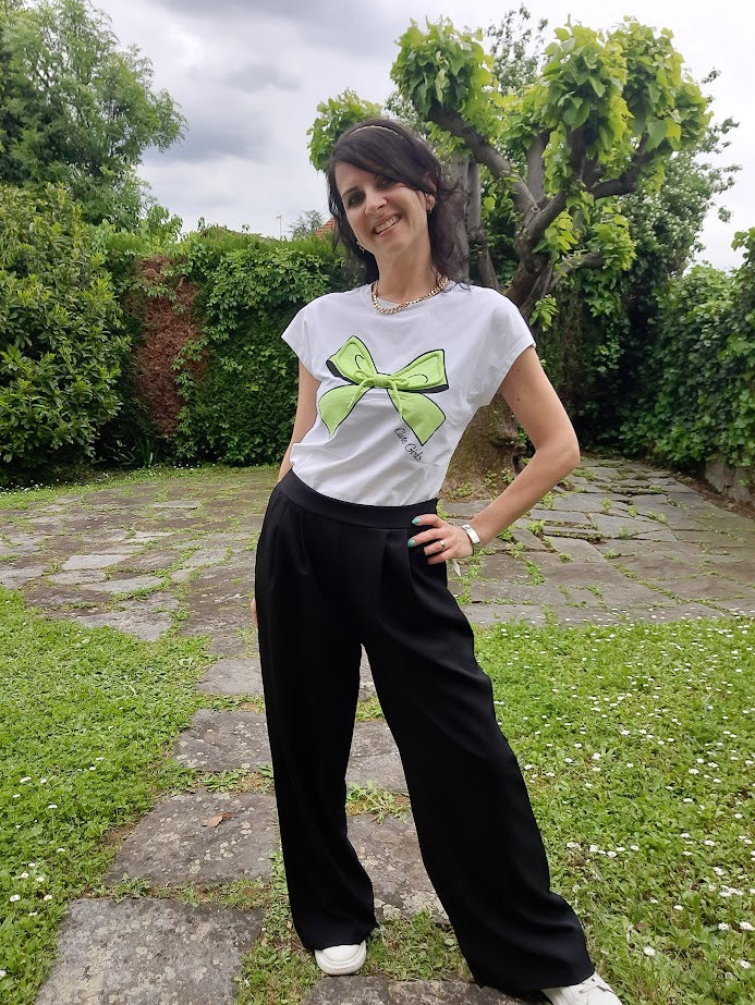 T-shirt Alternativa Fiocco Giallo Fluo