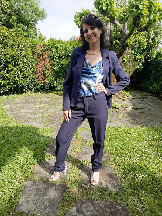 Tailleur Chic Blu