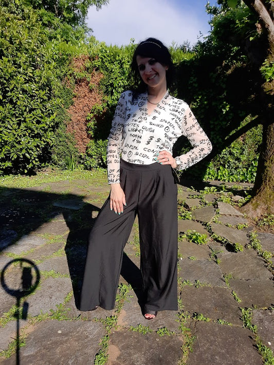 Maglia Scritte Bianca