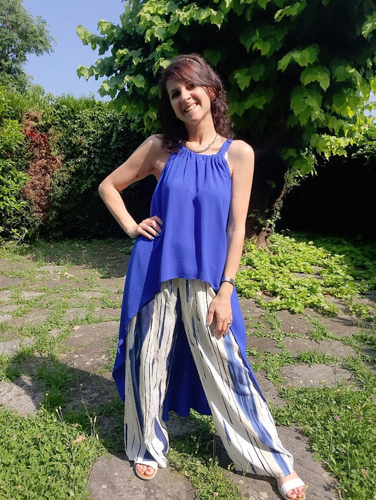 Top Diva Blu Elettrico