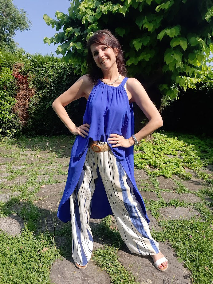 Top Diva Blu Elettrico