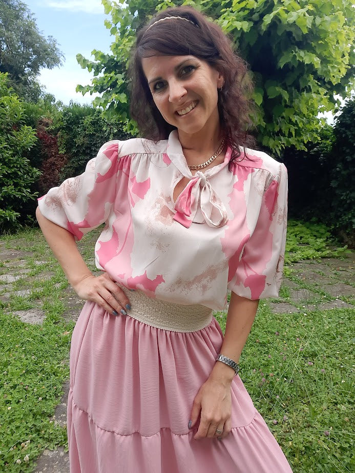Blusa Beatrice Rosa