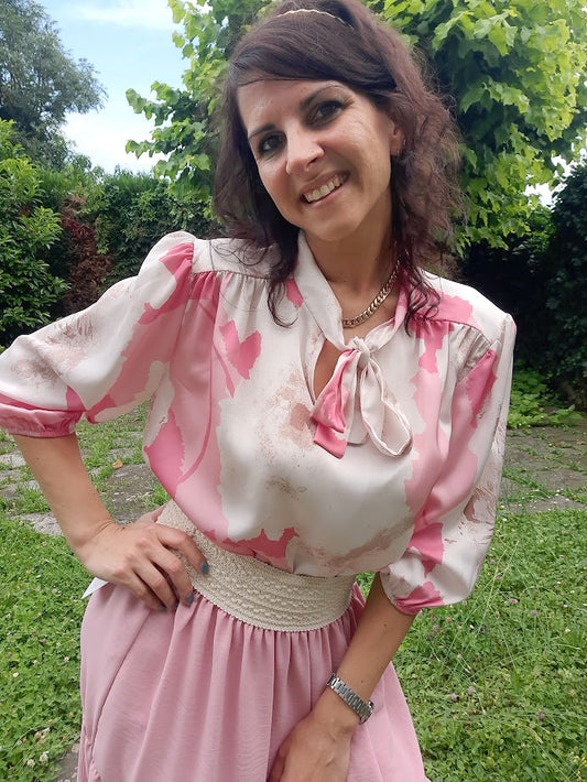 Blusa Beatrice Rosa