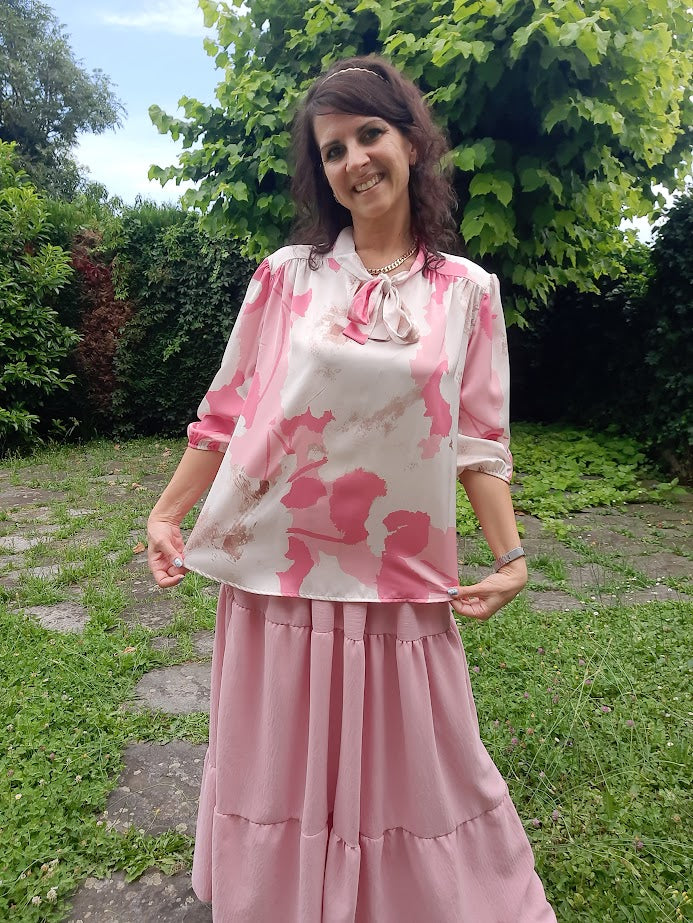 Blusa Beatrice Rosa