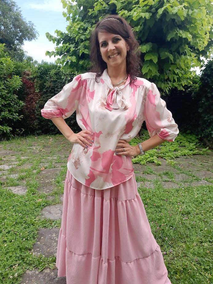 Blusa Beatrice Rosa
