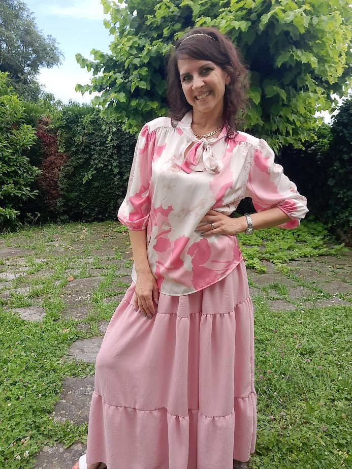 Blusa Beatrice Rosa