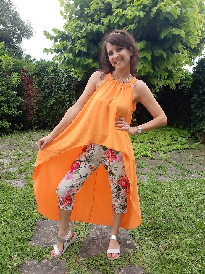 Pantalone Pinocchietto Fiori