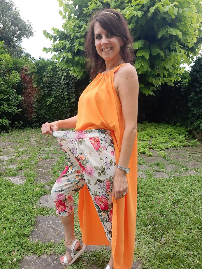 Pantalone Pinocchietto Fiori