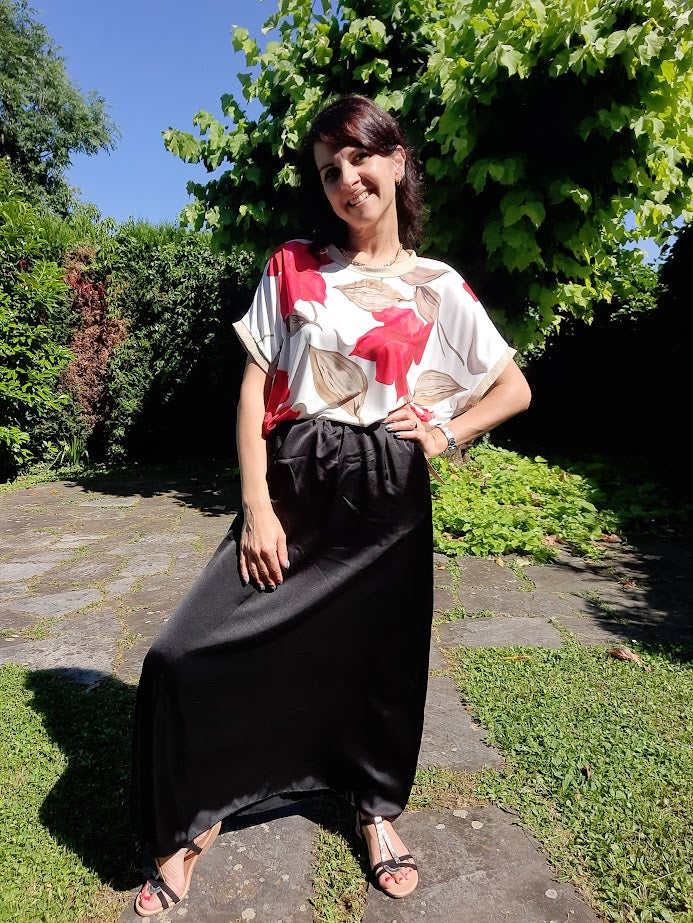 Gonnellina Satin Nera