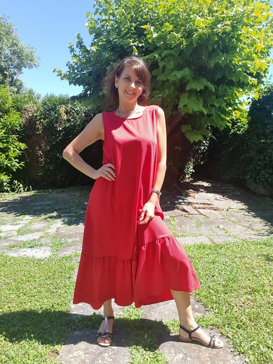 Abito Melitea Rosso