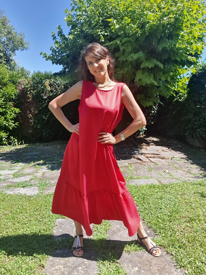 Abito Melitea Rosso