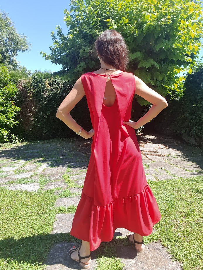 Abito Melitea Rosso
