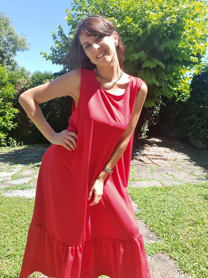 Abito Melitea Rosso