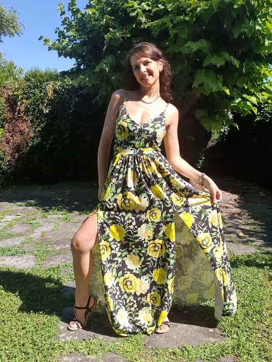 Abito Fiori Gialli