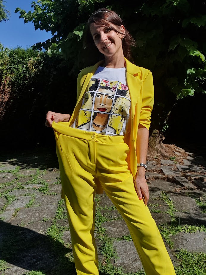 Tailleur Casual Giallo