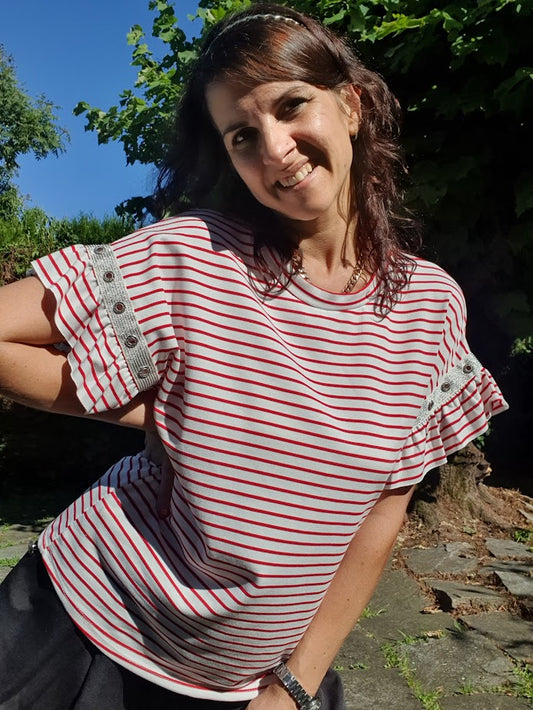 T-shirt Saylor Rossa