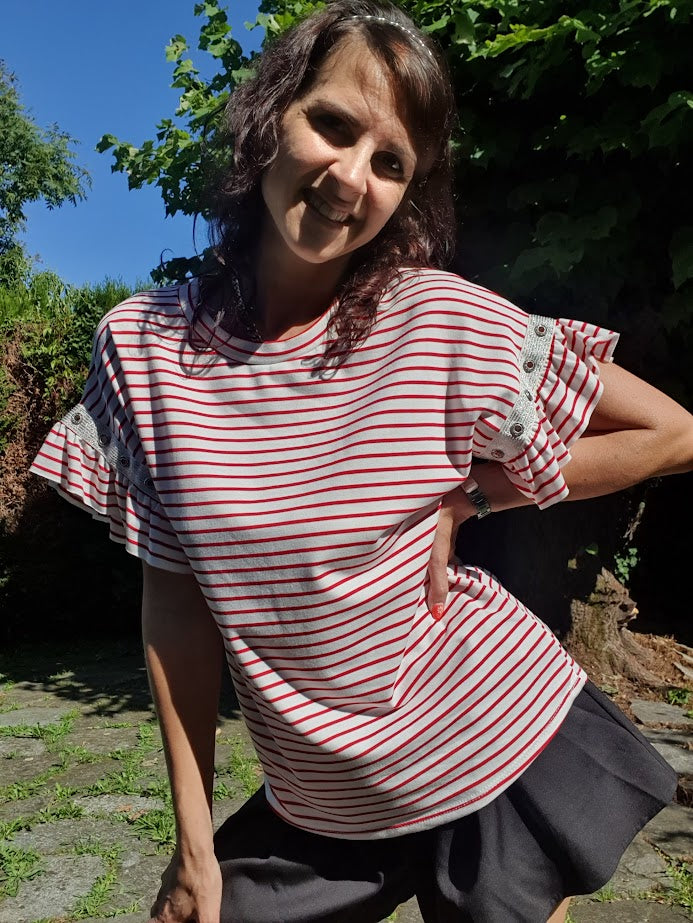 T-shirt Saylor Rossa