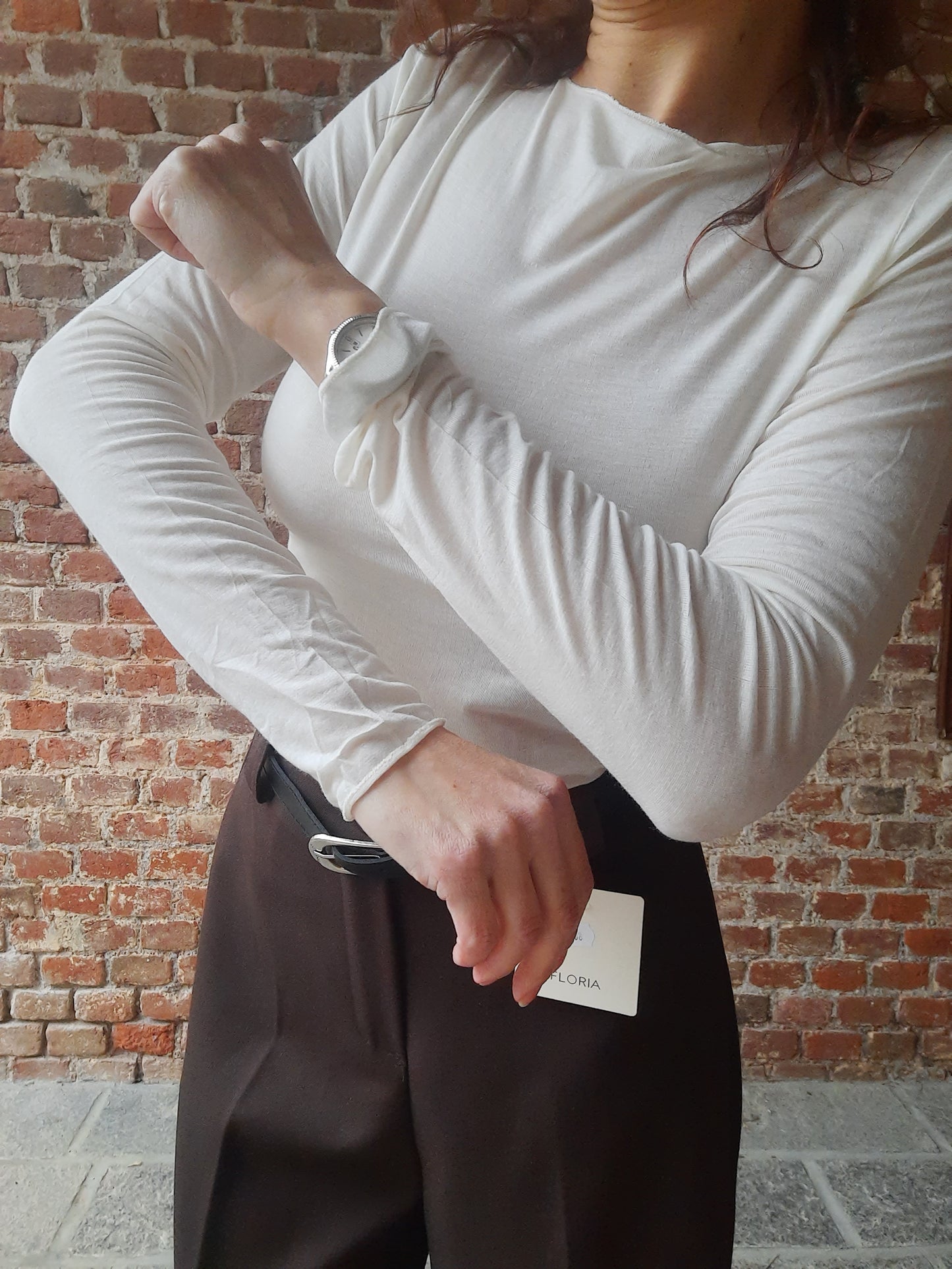 Maglia Cashmerina Panna