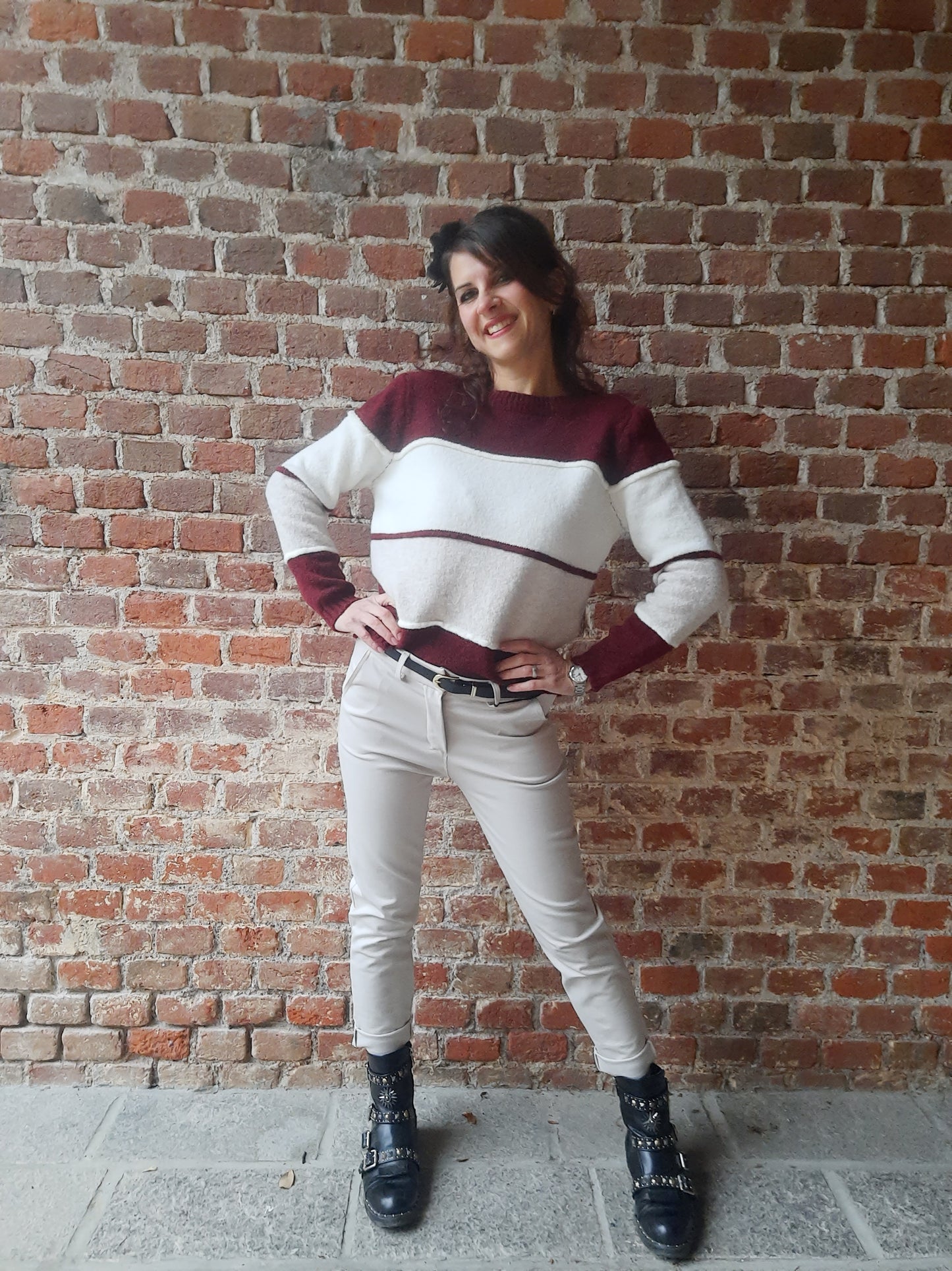 Maglione Giulia Bordeaux