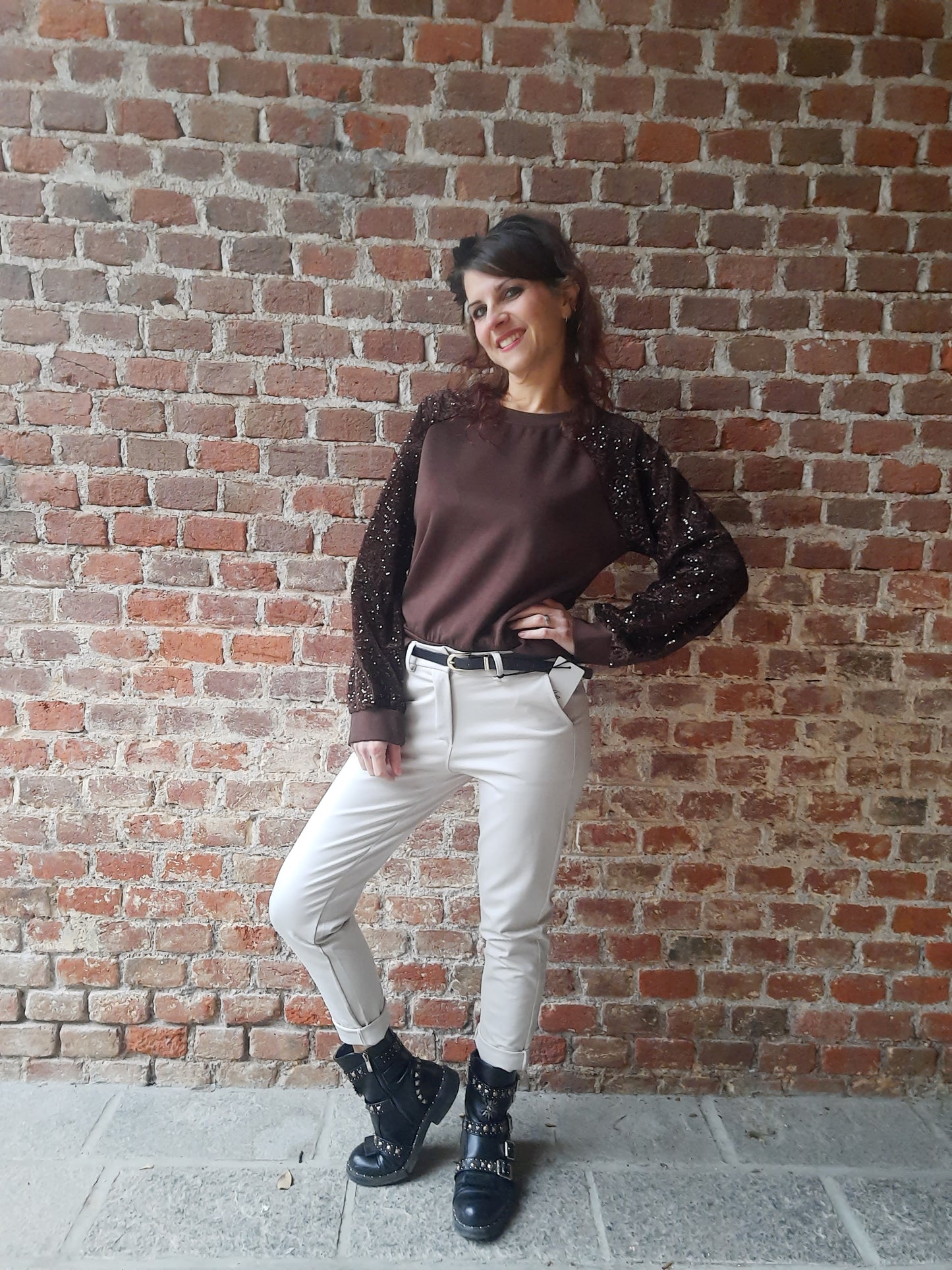 Felpa Luce Cioccolato