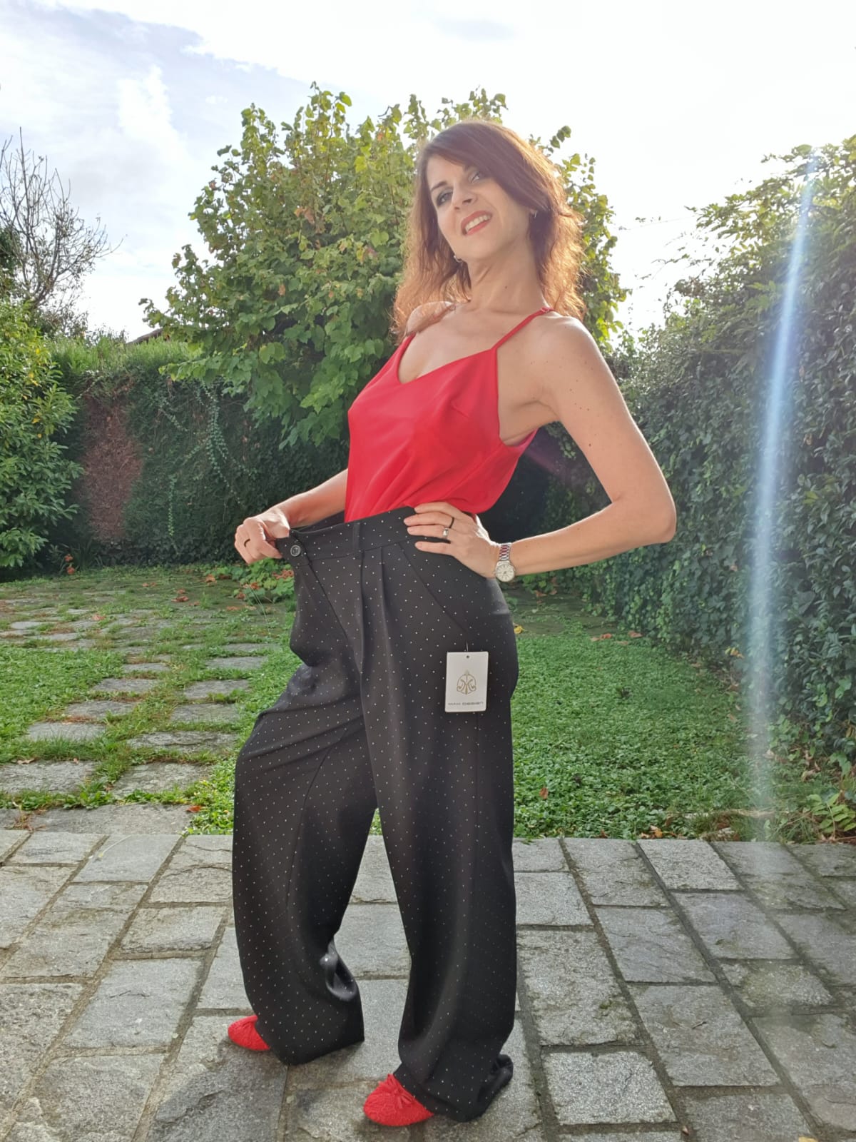 Pantalone Scintillio nero