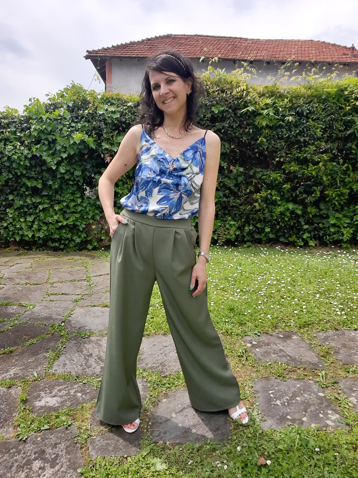 Top Romantico Blu
